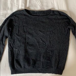 Brandy Melville dark grey cashmere sweater